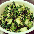mahmican's cooksnap of when they made 刻みモロヘイヤの梅和え.