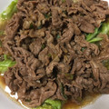 mmnnmn76's cooksnap of when they made 牛肉とレタスのオイスターソース炒め.