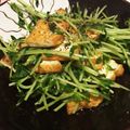 キラキラ0604's cooksnap of when they made 【糖質制限】厚揚と豆苗炒め.