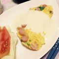 タニカゼ's cooksnap of when they made ほうれん草とベーコンのクリームオムレツ.