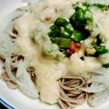 chiibubu's cooksnap of when they made 納豆ととろろのサラダ風まぜそば.