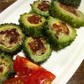 猫のしっぽ♡'s cooksnap of when they made 簡単♪ゴーヤ肉詰め。.