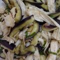しおずん's cooksnap of when they made 茄子と鶏むね肉の中華風和え物.