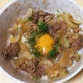 ☆コレット★'s cooksnap of when they made ＊5分de美味しい豚バラ丼＊.