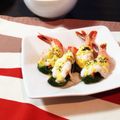 misatona's cooksnap of when they made 簡単!!海老のﾏﾖ&ﾍﾟｯﾊﾟｰ焼き.