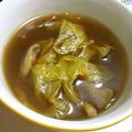 オイゼビウス's cooksnap of when they made レタス鶏むね肉 アスパラのカレー風スープ.