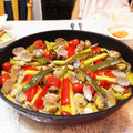 うまくできるか's cooksnap of when they made 【ワインに合う】アサリde簡単パエリア.