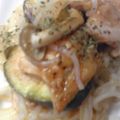 syom's cooksnap of when they made シナモンチーズ香るチキンステーキパスタ.