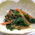 ☆莉柚芽帆☆'s cooksnap of when they made 小さな野菜のおかず☆ニラと人参の胡麻和え.