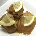 HomaRuu's cooksnap of when they made 南房総市給食◆鶏肉のレモン漬け焼き.