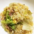 ricomimi's cooksnap of when they made 肉味噌レタスチャーハン.