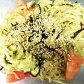 moguy's cooksnap of when they made トマトとアボカドの中華風☆切干大根サラダ.