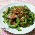 ねっちゃんっ's cooksnap of when they made 早過ぎ！ゴーヤとベーコンの炒めもの.