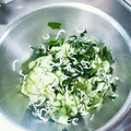 なおころピッコロ's cooksnap of when they made きゅうりとしらすのさっぱり酢の物☆.
