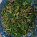 ゆうこ＠上海's cooksnap of when they made 青椒肉絲（チンジャオロース）.