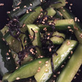 H♡S's cooksnap of when they made たたききゅうりの塩昆布和え.