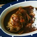 monana0327's cooksnap of when they made 洋食屋さんの【ブラウン・ロールキャベツ】.