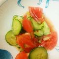 はっぴーふらわー's cooksnap of when they made 無塩なのに美味しい♡トマトと胡瓜のマリネ.