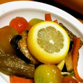 REDREX's cooksnap of when they made 夏野菜の揚げ浸し☆手作りぽん酢添え.