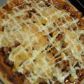 kaorin＊chi's cooksnap of when they made 照り焼きチキンピザ！！＆焼き豚ピザ！！.