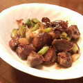 umizarusuki's cooksnap of when they made おいしいつまみ♪砂肝こってり炒め.