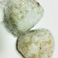 まえなみ's cooksnap of when they made 梅しらすのオイルおにぎり.