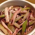 あやねんママ1222's cooksnap of when they made イカとセロリのバタポン炒め.