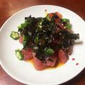 ♪ゆかたん♡'s cooksnap of when they made マグロとオクラのタルタル～黄身しょうゆ.