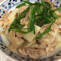 わにかり's cooksnap of when they made ◎さっぱり☆豚コマと夏大根の梅しそ炒め◎.