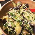 あまみのはちこ's cooksnap of when they made レンチンなすと豆苗のポン酢和え.