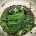 maomom0821's cooksnap of when they made 5分★簡単★Ｗごま【オクラの胡麻和え】♪.