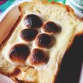 ばんくみ８７'s cooksnap of when they made ◇マシュマロチーズトースト♪◇.
