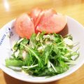 なゆ0912's cooksnap of when they made 水菜とスライスチーズの簡単サラダ.