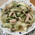 ♡ともりん's cooksnap of when they made 加賀太きゅうりときのこの炒め煮.