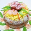 ちぃ～ちゃん∂_∂'s cooksnap of when they made 花束ちらし寿司.