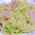 Rick_t's cooksnap of when they made 簡単☆アスパラとベーコンのクリームパスタ.