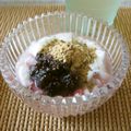時花菜's cooksnap of when they made 毎朝のジャムきな粉ヨーグルト.
