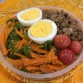 みっぺぴ's cooksnap of when they made 野菜たっぷり！ヘルシー♡ビビンバ弁当.