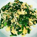 はんぶんこ☆'s cooksnap of when they made 食感命☆ニラ玉そうめんチャンプルー.