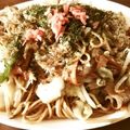 かみがきしげみ's cooksnap of when they made スパゲティで！？野菜たっぷり焼きそば.