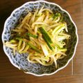 ぼちぼちいきましょ's cooksnap of when they made ☆定番☆もやしときゅうりのナムル♪.