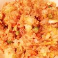 肉じゃがマヨネーズ's cooksnap of when they made 簡単！カレー炒飯.