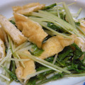 ぴかるママ's cooksnap of when they made 水菜と油揚げのおひたし.