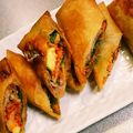 H∧Lとっと's cooksnap of when they made 豚キムチーズ春巻き.