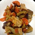 himeetsu's cooksnap of when they made セロリとなすと鶏肉のピリ辛中華炒め♪.