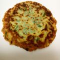 モグちゃん♡'s cooksnap of when they made 【節約】ある物でチーズチヂミ！簡単、弁当.