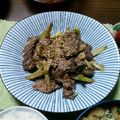 はらだぺこちゃん's cooksnap of when they made 牛肉とアスパラのネギ塩炒め☆.