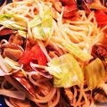 ふゆママ⁂'s cooksnap of when they made あさりとキャベツの和風パスタ.