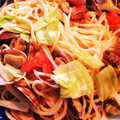 ふゆママ⁂'s cooksnap of when they made あさりとキャベツの和風パスタ.