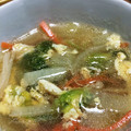 07moe's cooksnap of when they made 白菜とエリンギと卵の中華スープ.